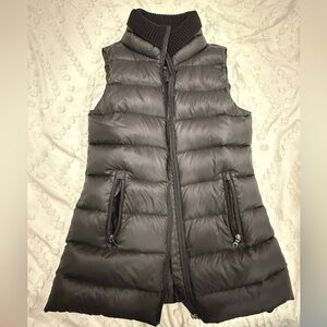 Women's Black Puffer Vest